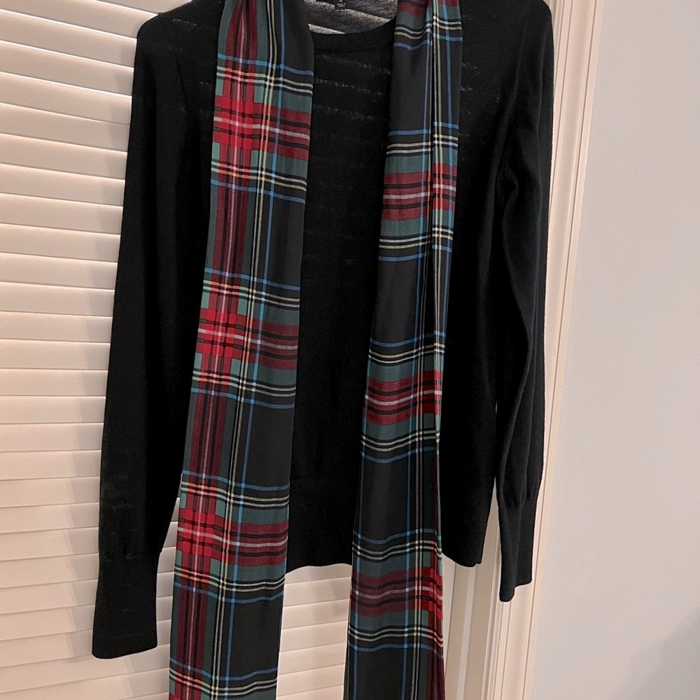 J. Crew sweater with scarf attached. Size S. High quality!